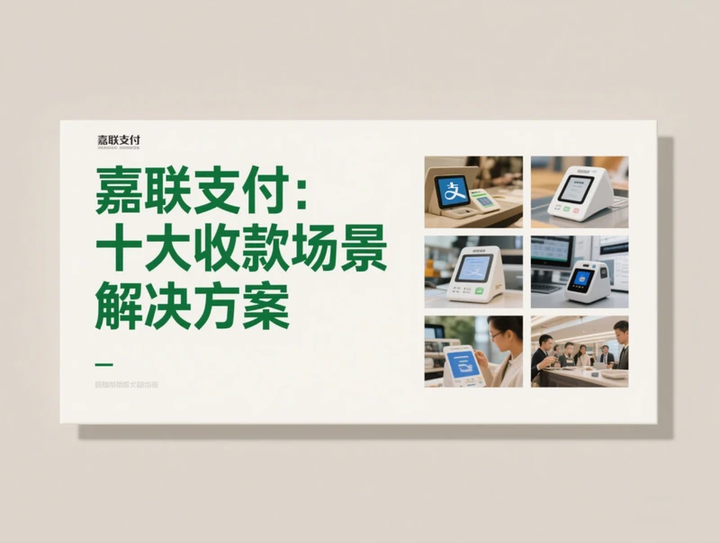 嘉联云店：十大收款场景解决方案